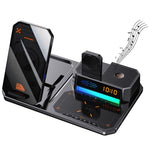 T50 5 in 1 Magnetic Wireless Charger Phone Watch Charging Stand for Clock Earphone and Speaker